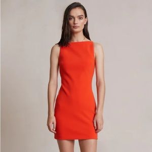 Bec and bridge flame orange red clover Ella mini bodycon dress size small us 2